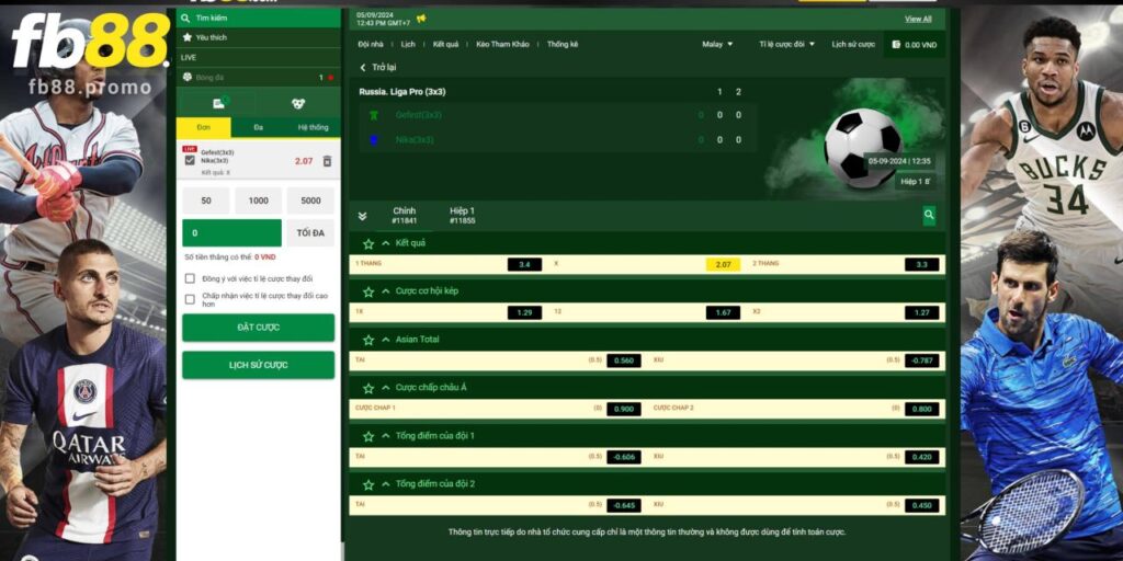 Thể Thao 3 - Nâng Tầm Trải Nghiệm Cá Cược Của Bạn 3 Cá cược bóng đá Fb88 nhận được quan tâm lớn