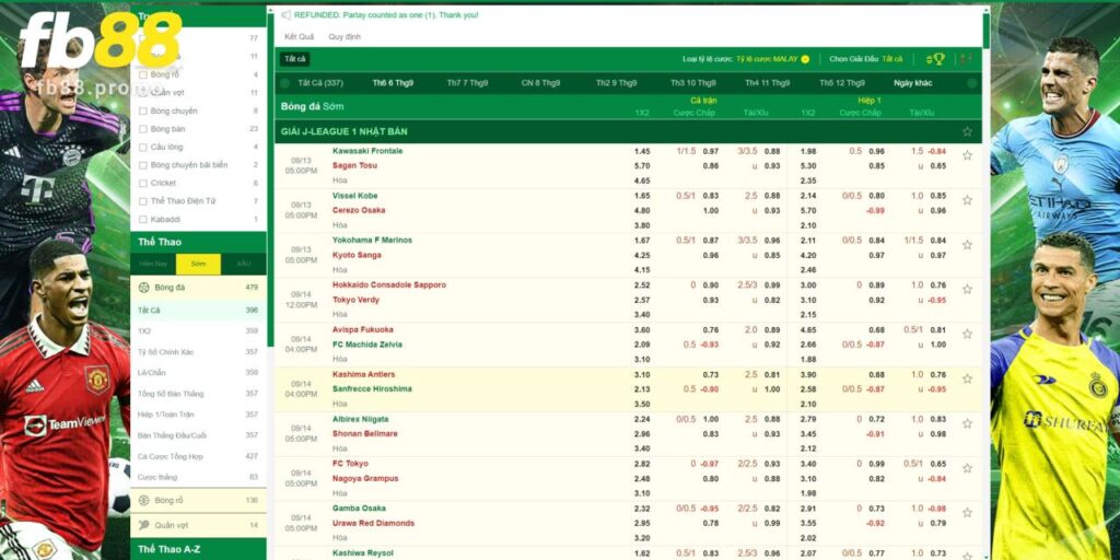 Đôi nét sảnh Thể Thao 247 FB88