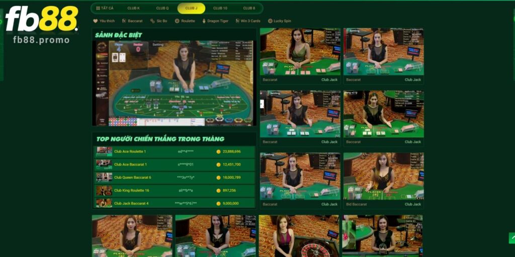 Club Ten - Sòng Bạc Hiện Đại, Nhận Thưởng Cực Đã Của FB88 2 Giao lưu dàn dealer Fb88 siêu nóng bỏng