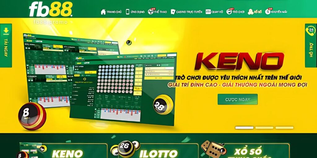 Cách Chơi Keno Tại FB88 - Tham Gia Tựa Game Xanh Chín Nhất 3 Hướng dẫn cách tham gia Keno tại nhà cái Fb88