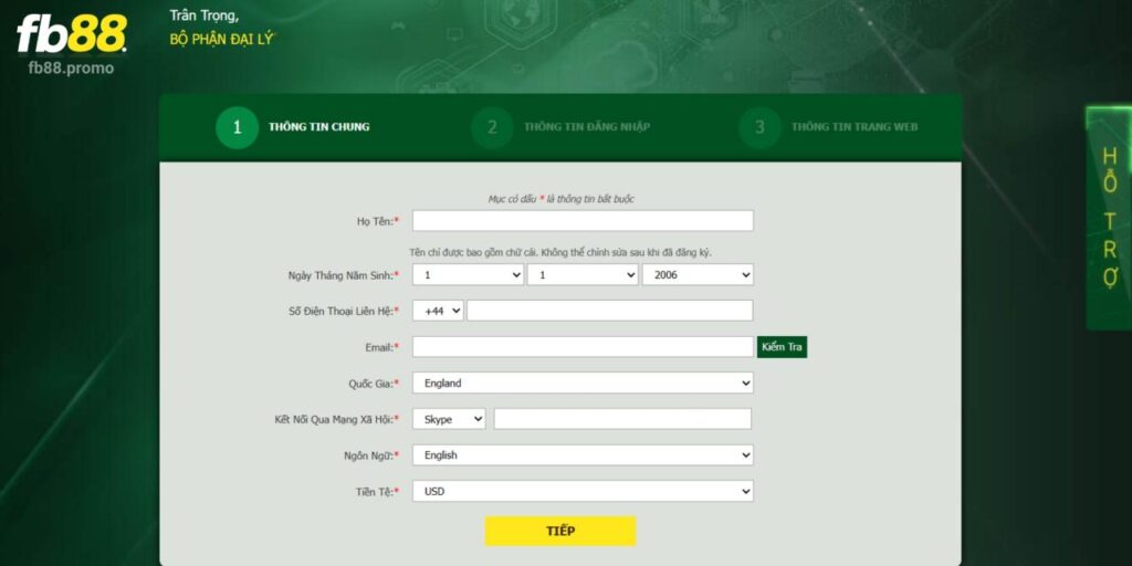 Chi Tiết Về Chương Trình Đại Lý FB88 - Cơ Hội Làm Giàu Trong Tầm Tay 2 Trở thành nhà phân phối fb88 một cách nhanh chóng với 3 bước đơn giản